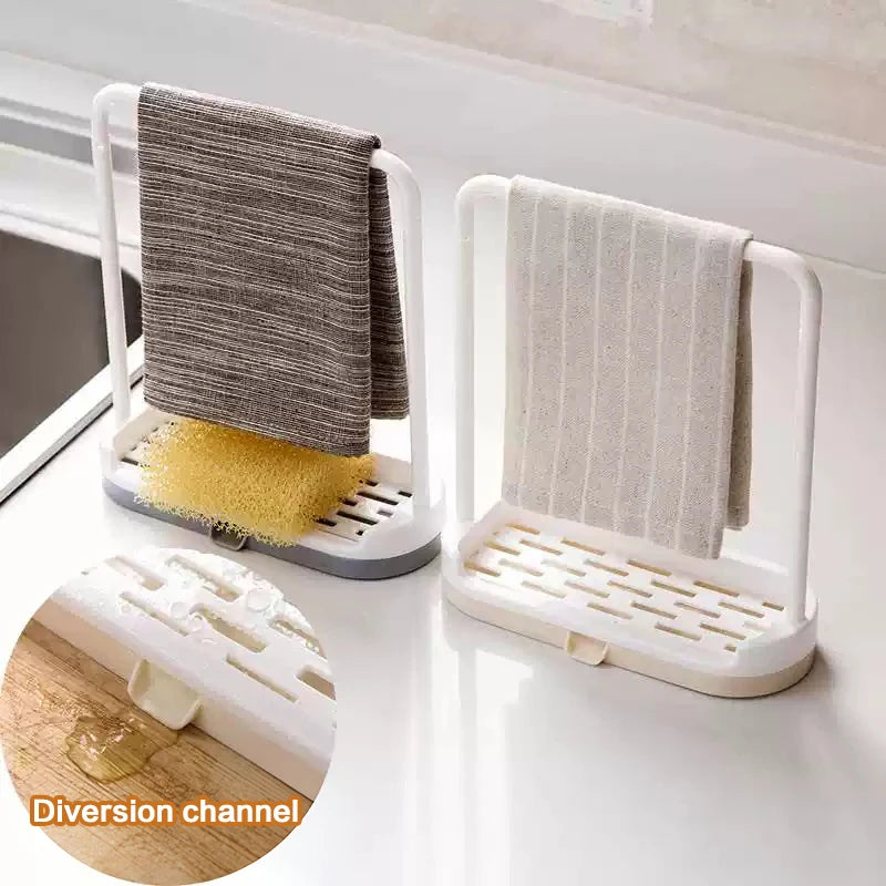 Dishcloth Drainer Rack Towel Rack Dishcloth Holder Countertop