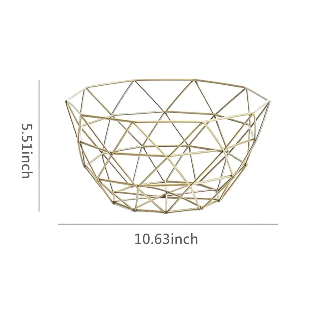 Multi Size Metal Fruit Basket Iron Snack Bread