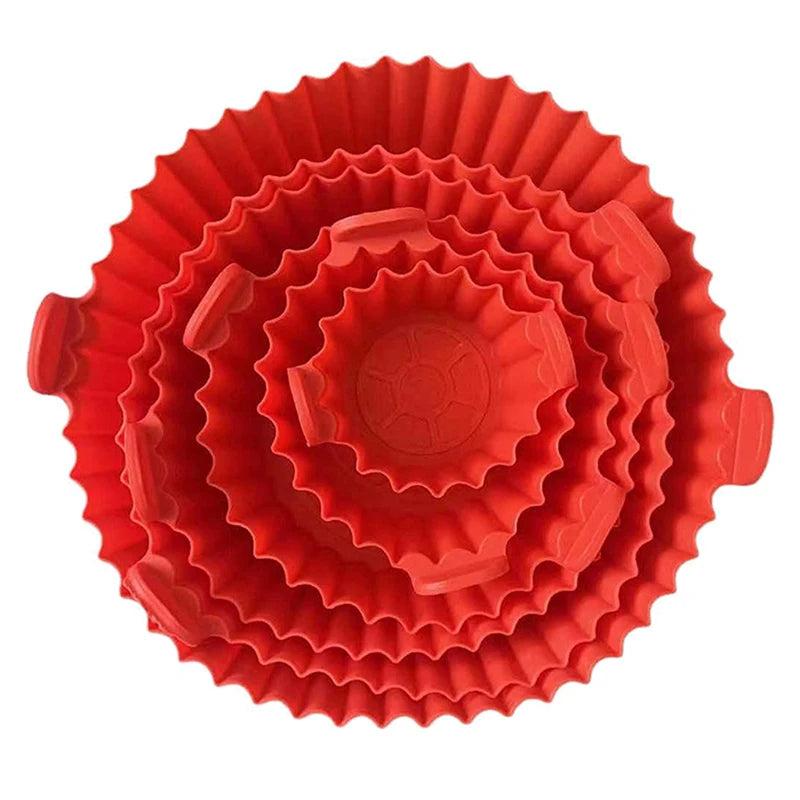 Air Fryer Silicone Basket Reusable Liner Baking Tray