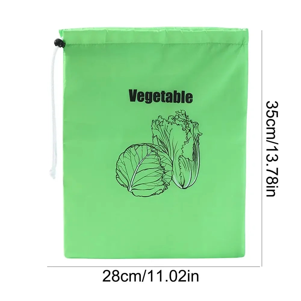 Reusable Banana Freshness Storage Bag Aluminum Foil Drawstring