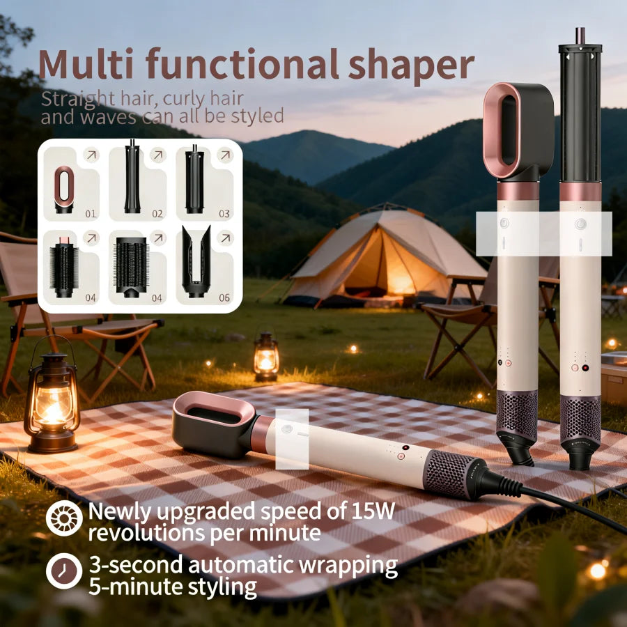 220v In Hair Styler & Hairdryer Brush 1700w