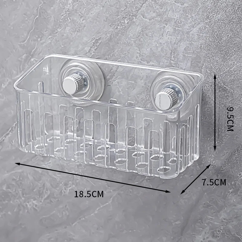 Suction Cup Sink Caddy Sponge Holder Wall Mount