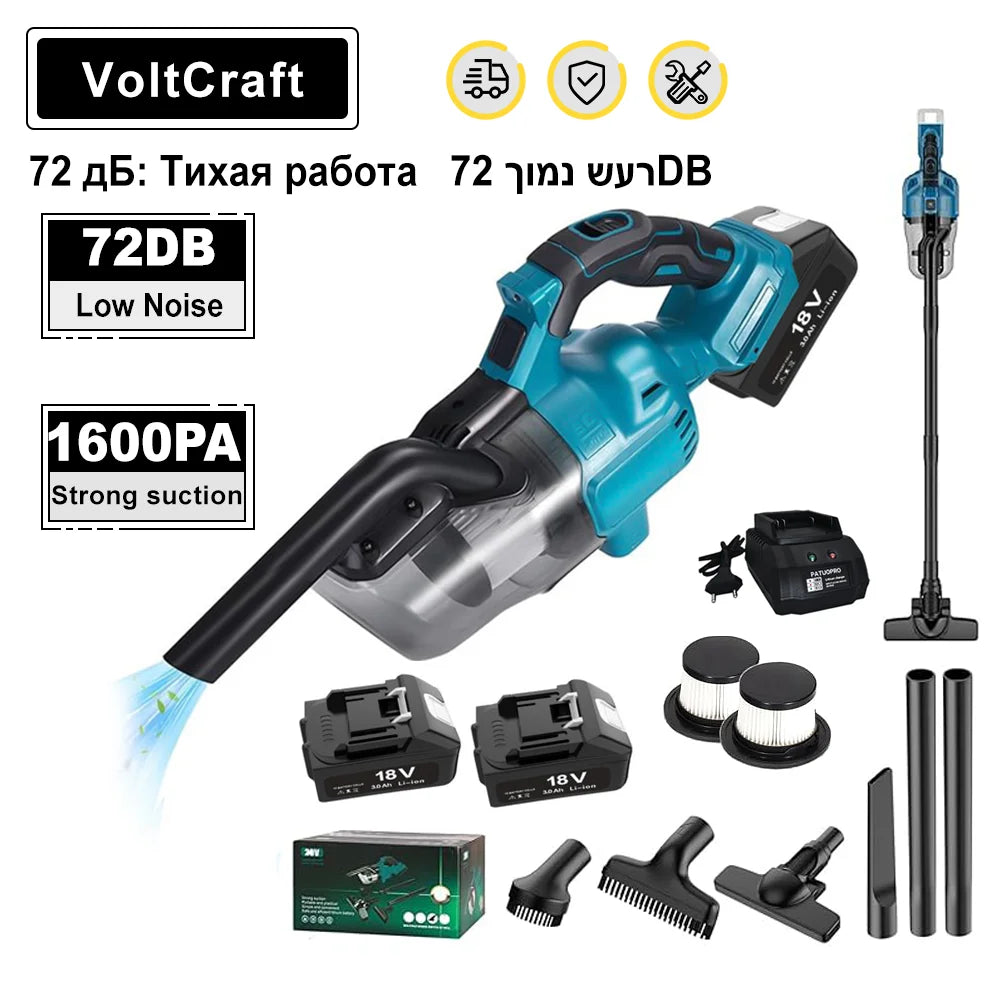Electric Vacuum Cleaner Handheld Cordless Vacuum Car Dual
