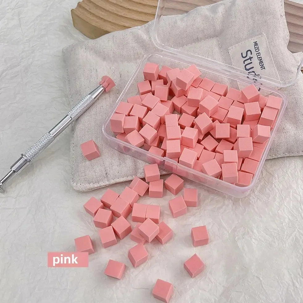 1set 100pcs Nail Care Gradual Pat Cotton Clip