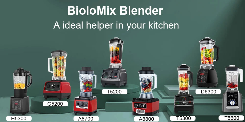 Biolomix 3hp 2200w Heavy Duty Grade Timer Blender