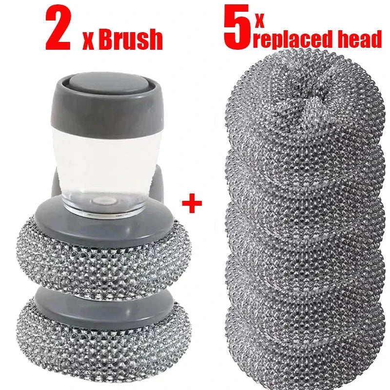 13/5/10 Pack Stainless Steel Scrubber Scrubbing Scouring Pad