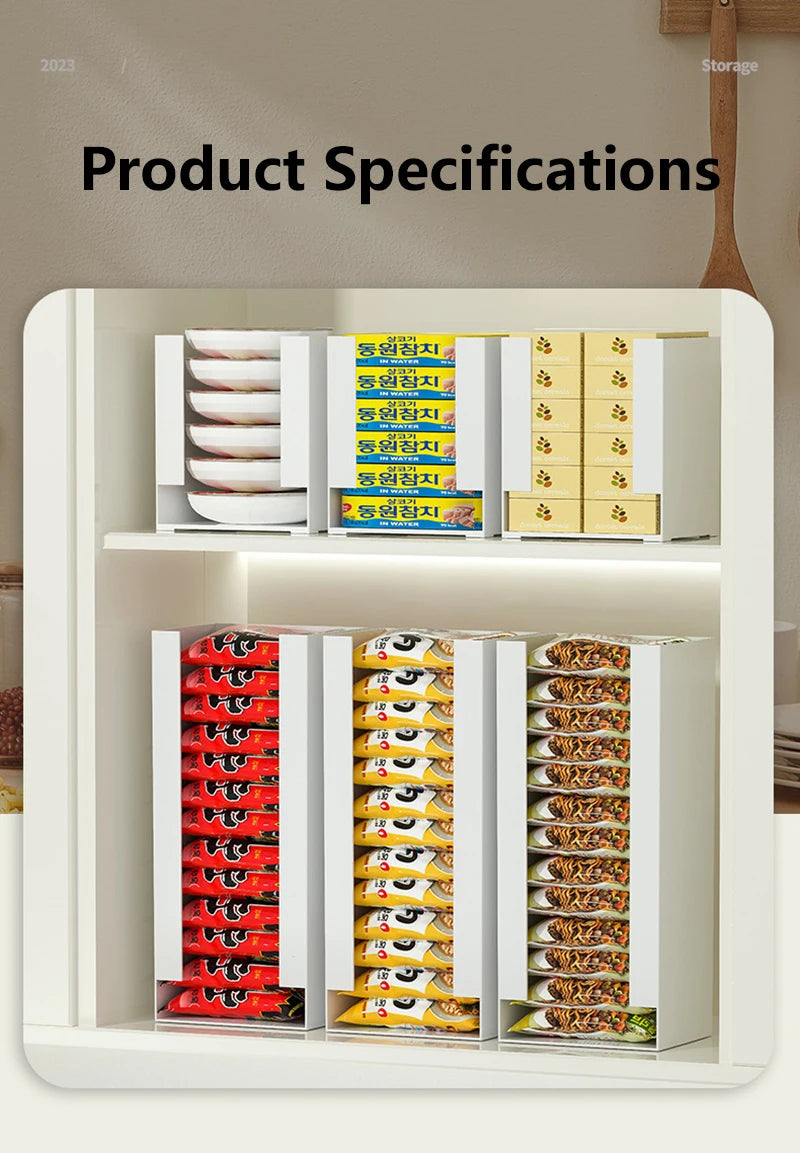 Multi Functional Instant Noodle Storage Box Organizer Ramen