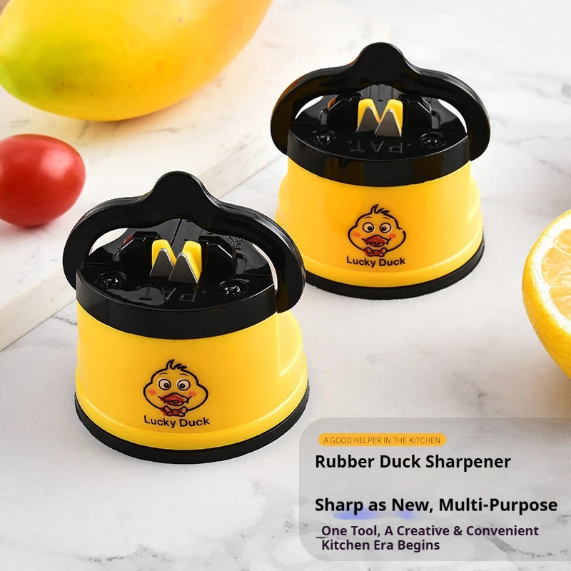 Mini Suction Cup Duck Sharpeners Creative Knife Sharpener