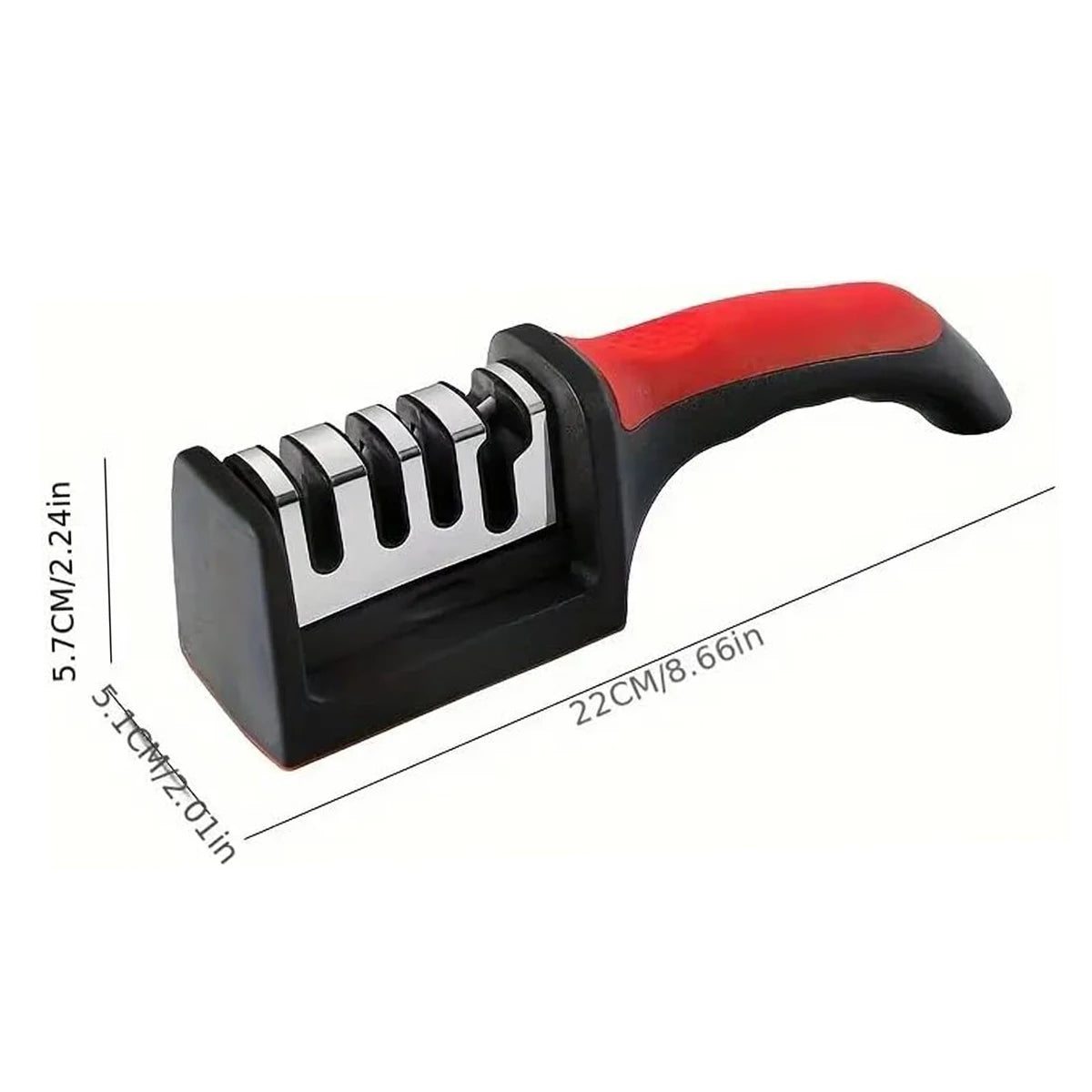 3/4 Segment Knife Sharpener Sharpening Stone Non Slip
