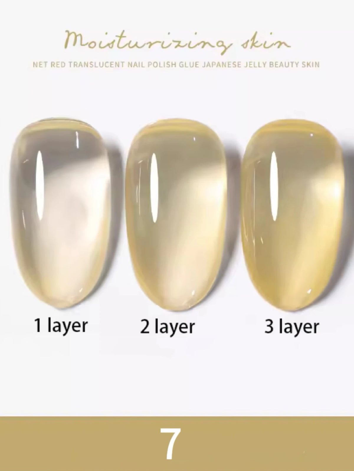 1-30pcs Zh Ice Transparent Nude Gel Nail Polish
