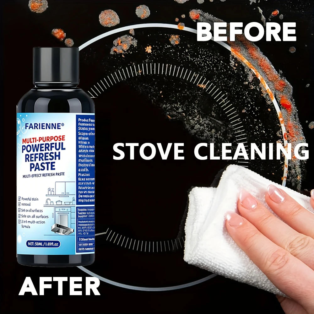Farienne Multi-Purpose Stovetop Cleaning Paste Removes Burnt