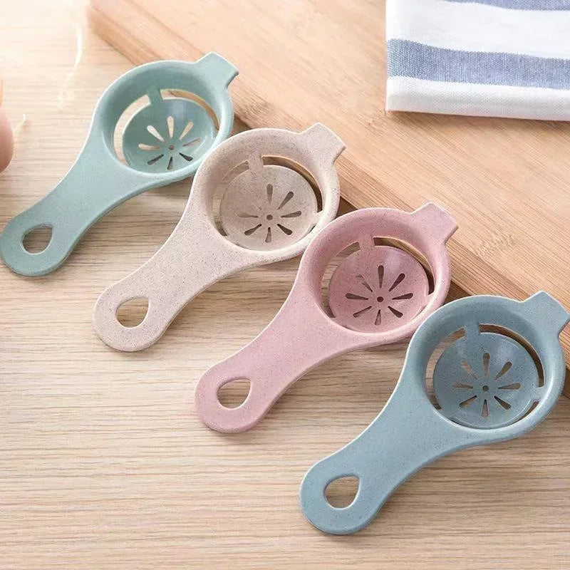 1pc/4pcs Wheat Straw Egg White Separator Egg Yolk
