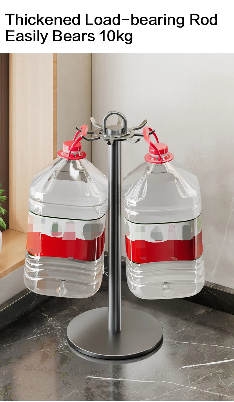 Utensil Stand Rotating Storage Hanger Hooks Countertop
