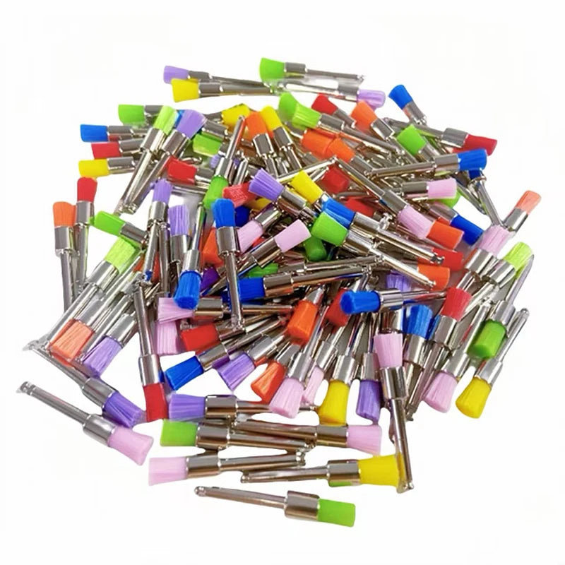 100pcs/Box Dental Prophy Brushes Disposable Latch Type Tooth