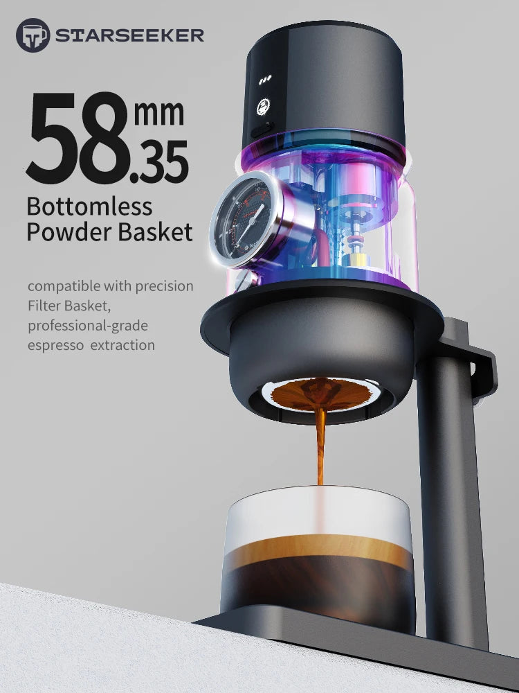 Starseeker Super58 Electric Espresso Machine Travel Coffee Maker