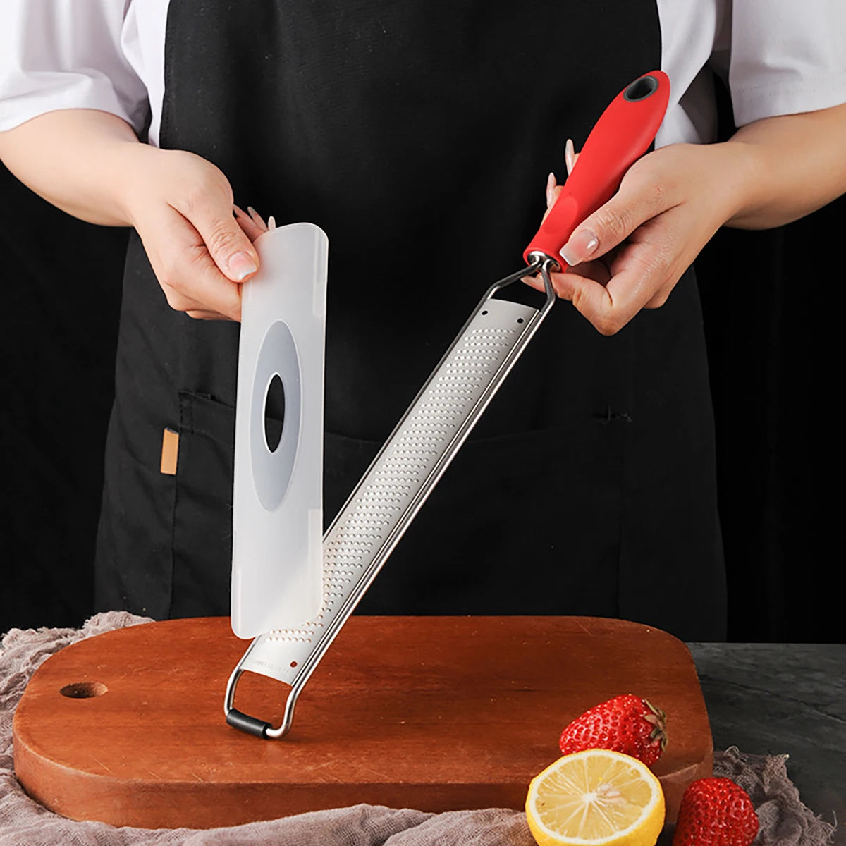 1pc Stainless Steel Cheese Grater Multi-Functional Lemon