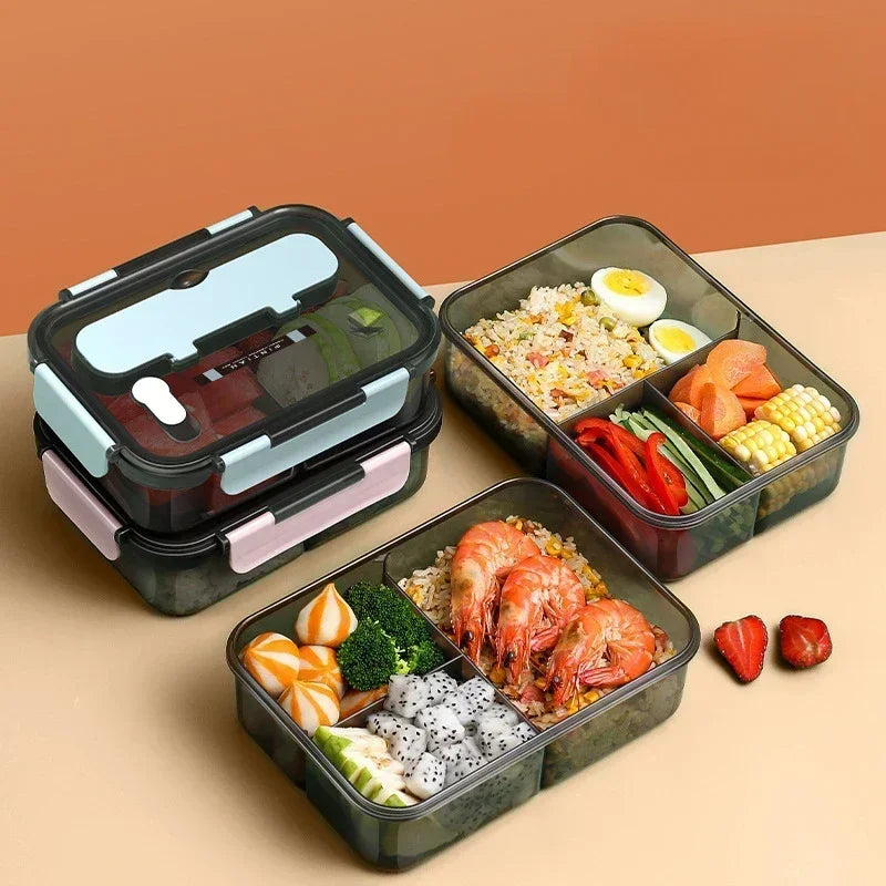 Compartment 1500ml Lunch Box Kids Students Office Bento