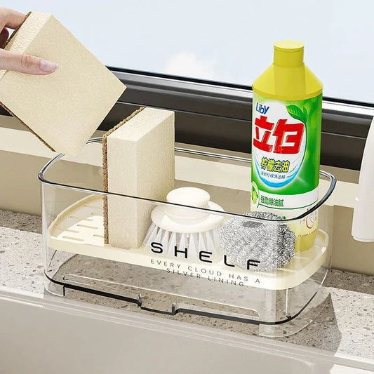 Organizer Sink Cleaning Storage Rack Drain Rack Sponge
