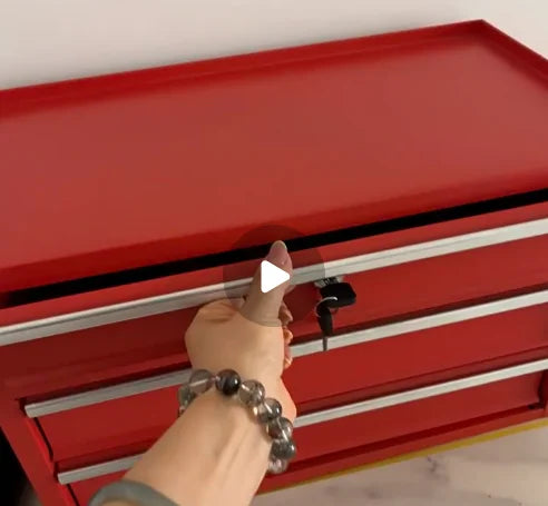 Three Layer Desktop Toolbox File Cabinet Storage Box