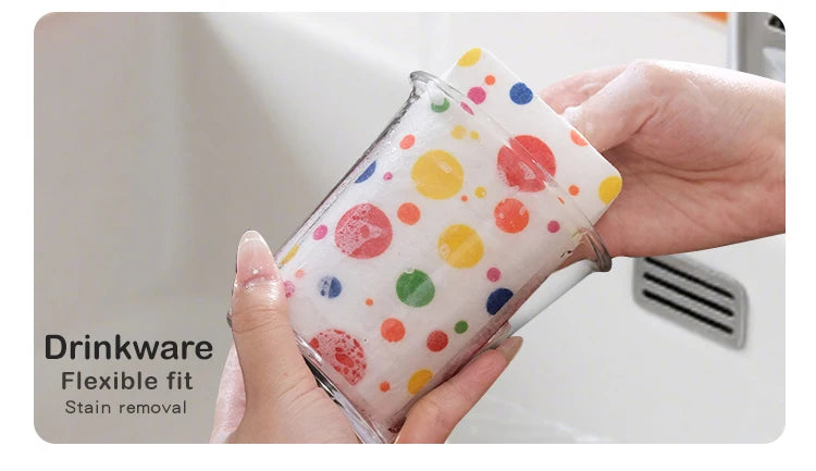 Vismoore Thick Dish Sponge High Density Absorbent Double
