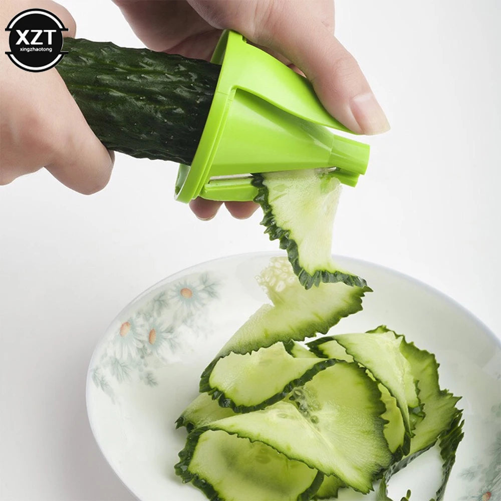 1pc Blades Vegetable Spiralizer Slicer Twister Handheld Spiral