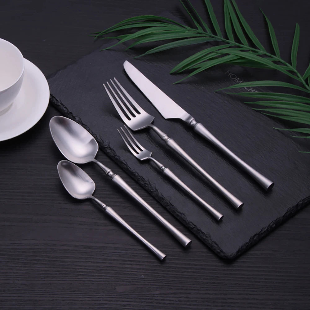 Pieces Knife Fork Spoon Gold Cutlery Complete Stainless