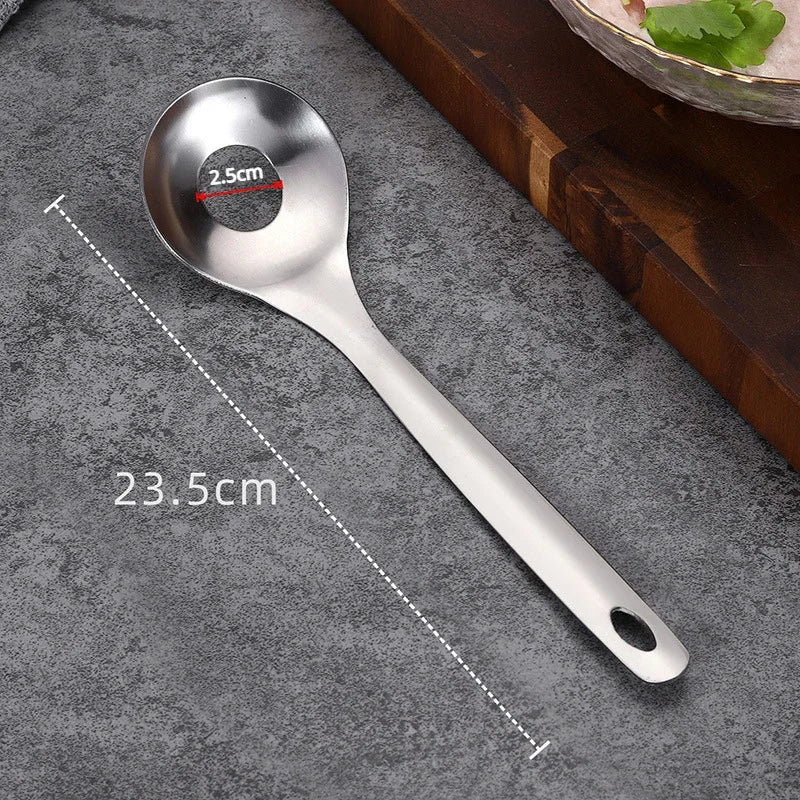 Pc 304 Stainless Steel Meatball Spoon Hand Squeeze