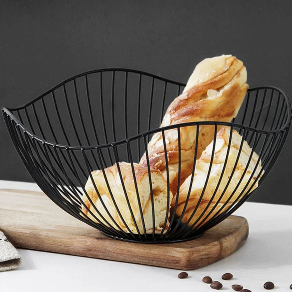 Multi Size Metal Fruit Basket Iron Snack Bread
