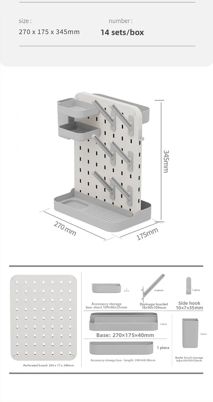 Baby Bottle Drying Rack Vertical Bottle Dryer Rack