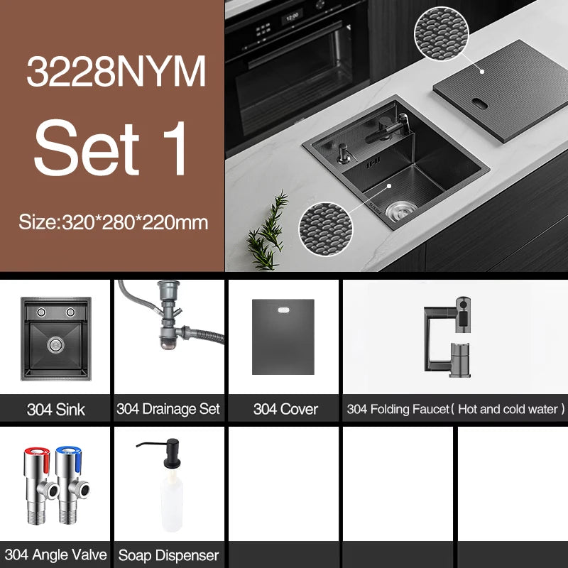 Asras Sus 304 Nanometer Hidden Island Sink Rice