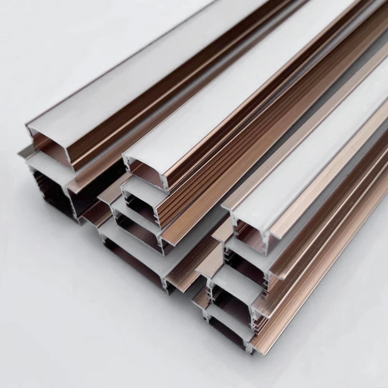 Rose Gold U/Yw Style Led Aluminum Profile 5050
