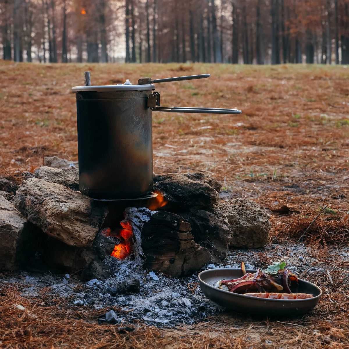 Keith Outdoor Titanium Plateau Pressure Cooker 8l Picnic