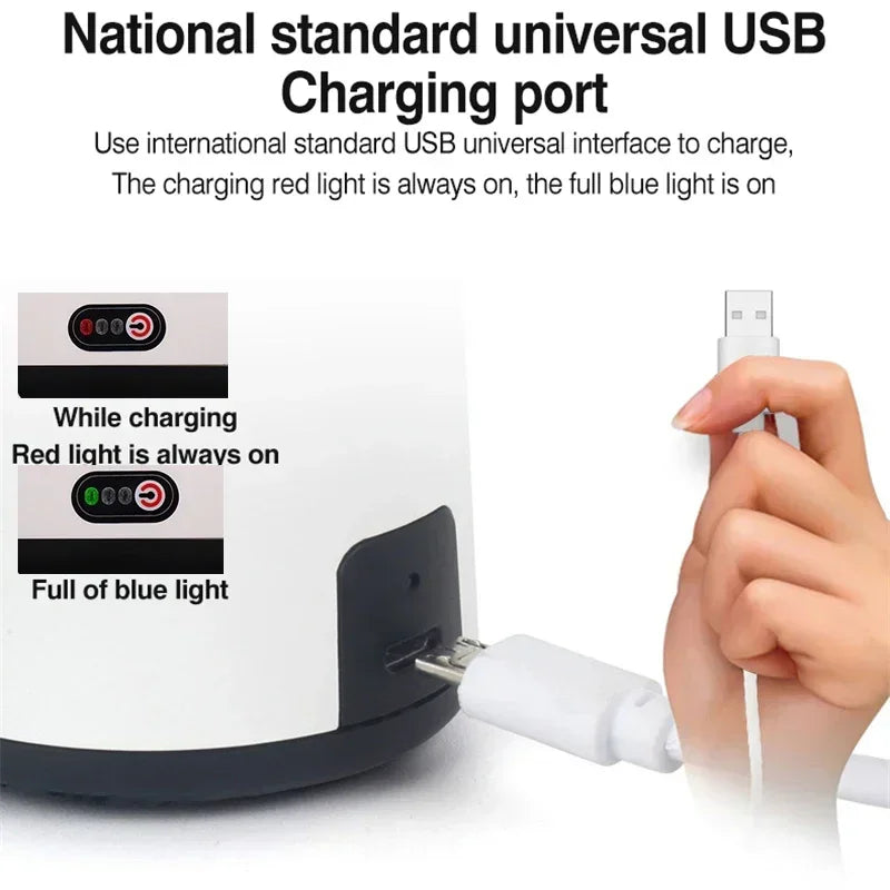 Usb Electric Knife Sharpener Automatic Adjustable Rechargable