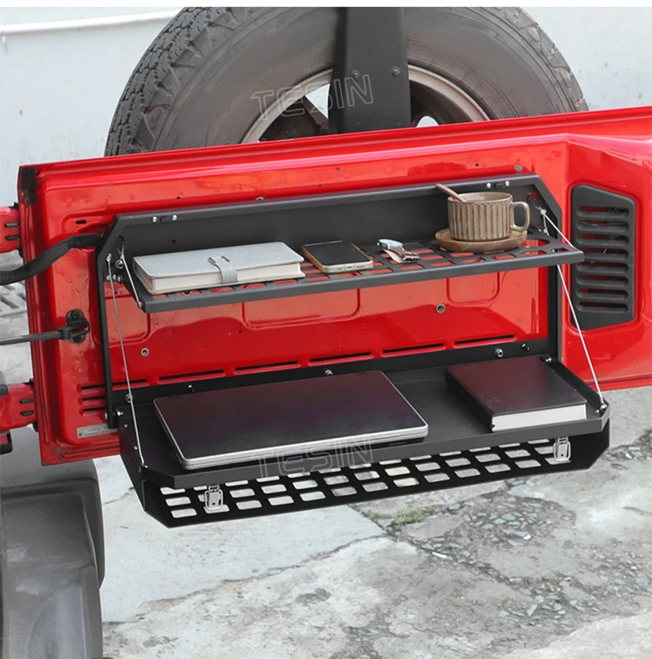 Tesin Car Rear Door Foldable Shelf Tailgate Table