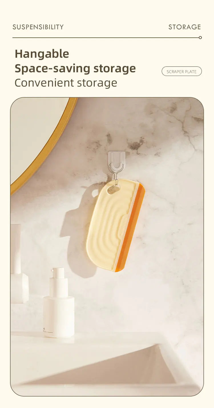 Non-Scratch Soft Silicone Handy Squeegee Sink Countertop Squeegee