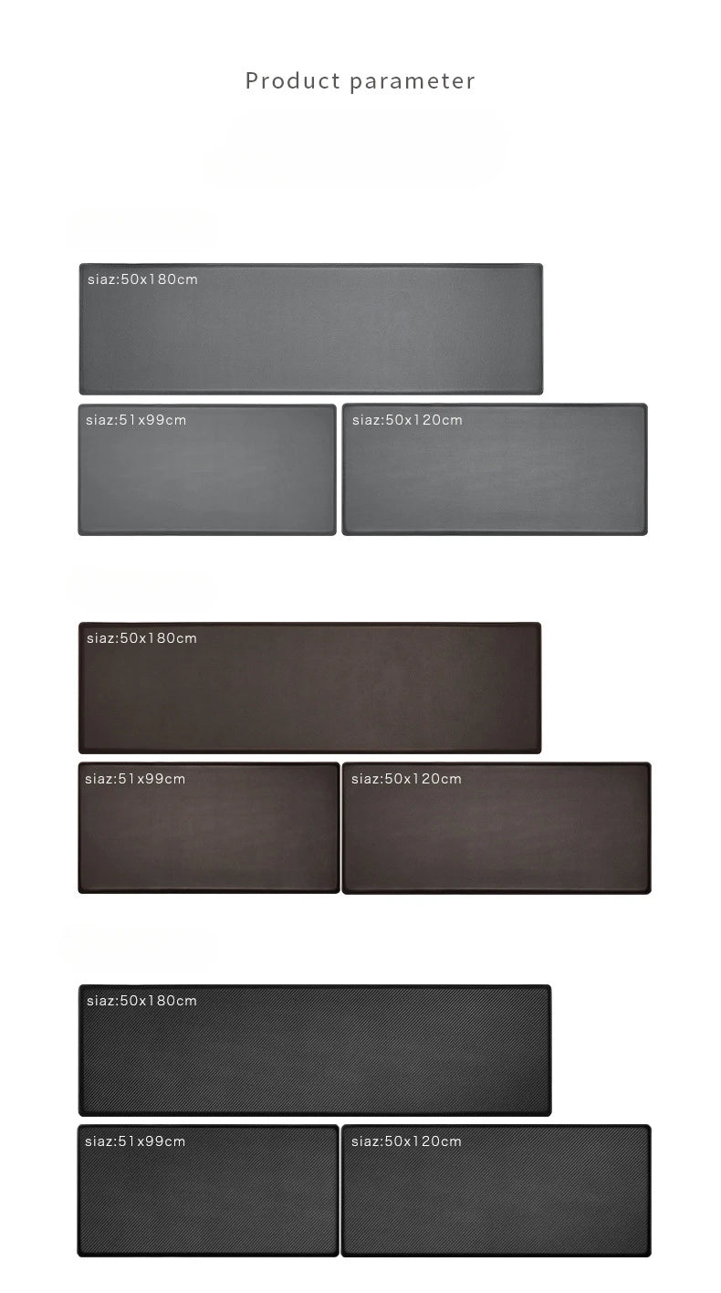 Mat Cushioned Anti Fatigue Ultra Thick Pu Leather