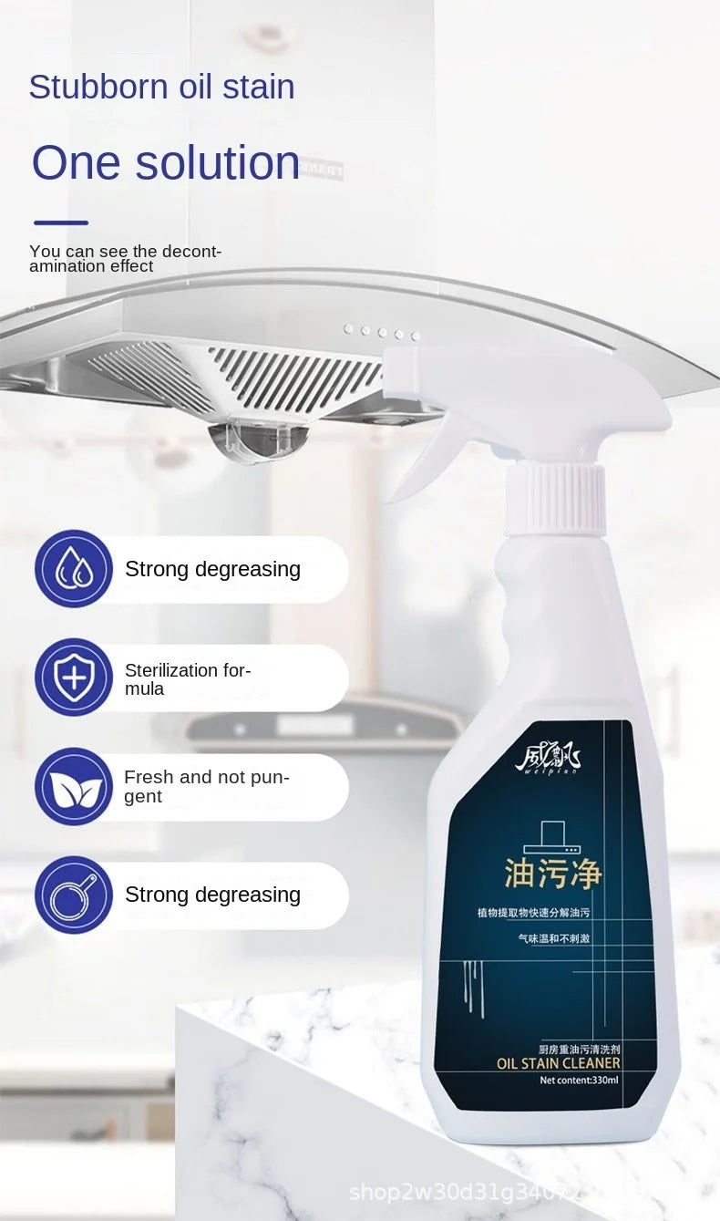 Grease Cleaner Range Hood Cleaning Agent Powerful Decontamination