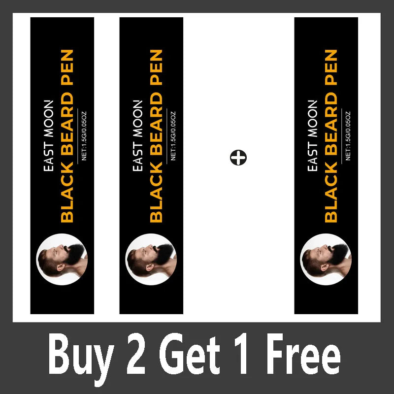 Instant Beard Filler Pen Brush Comb Disposable Waterproof