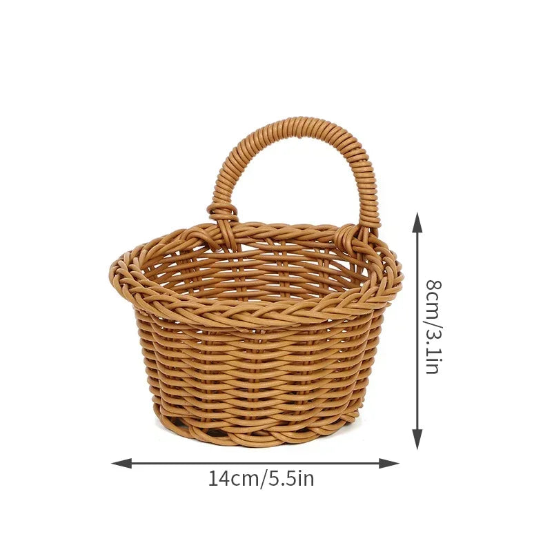 Organizer Wall Hanging Storage Basket Woven Basket Decorative