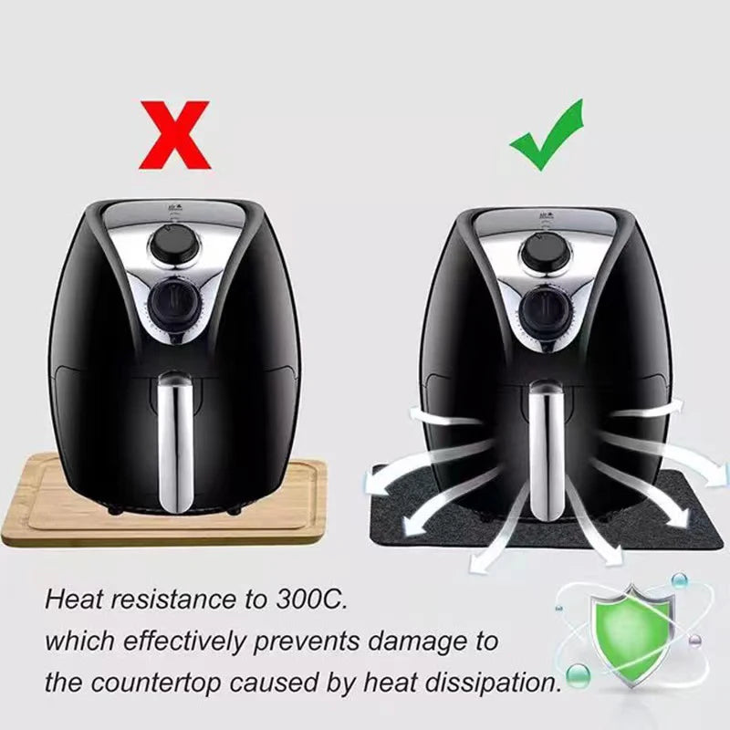 Air Fryer Coffee Maker Heat Resistant Pad Counter