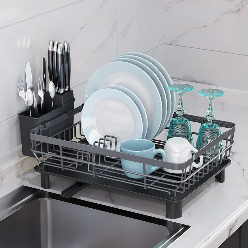 Drying Rack Dish Drainer Whth Drainboard Light Duty