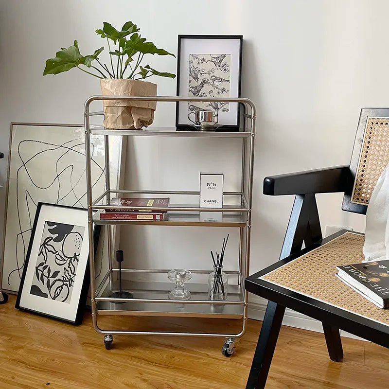Momo Metal Shelf Ins Modern Sundries Multi-Layer Floor-To-Ceiling
