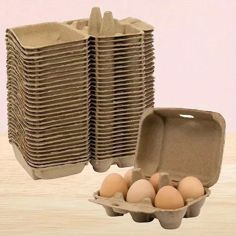Grids Egg Packaging Box Pulp Material Egg Box