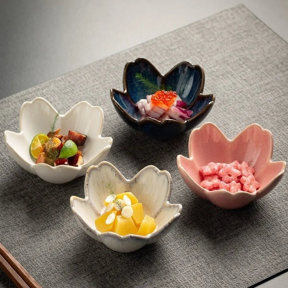 Desktop Organizer Retro Ceramic Dipping Dish Exquisite Cute