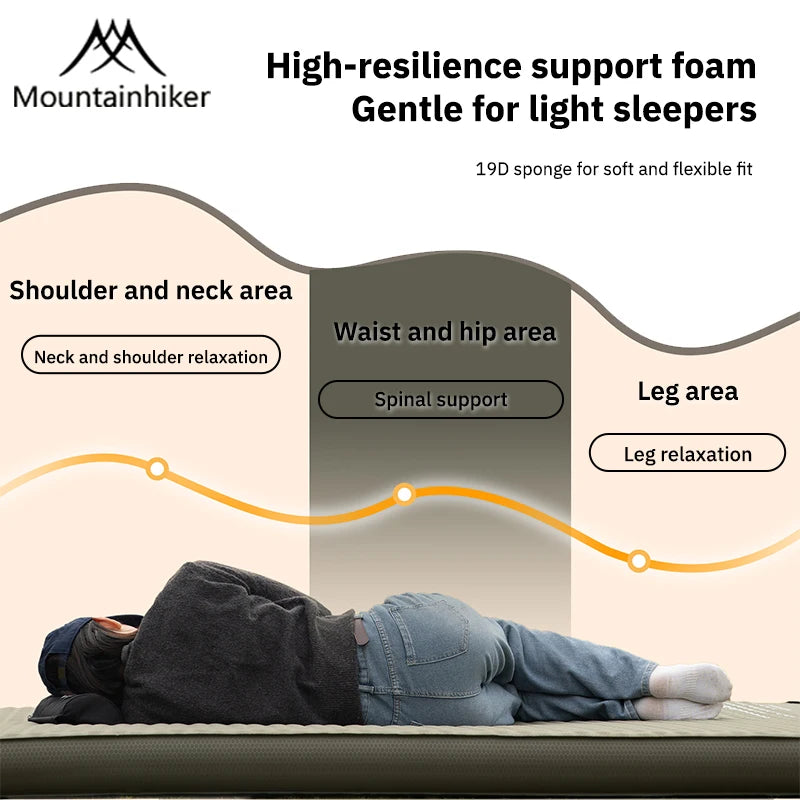 Mountainhiker Outdoor Inflatable Cheese Mattress Furnitures