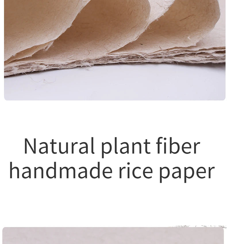 Chinese Pure Mulberry Paper Handmade Plant Fiber Half