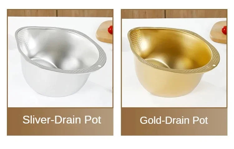 Rice Washer Strainer Bowl Stainless Steel 304 Rice