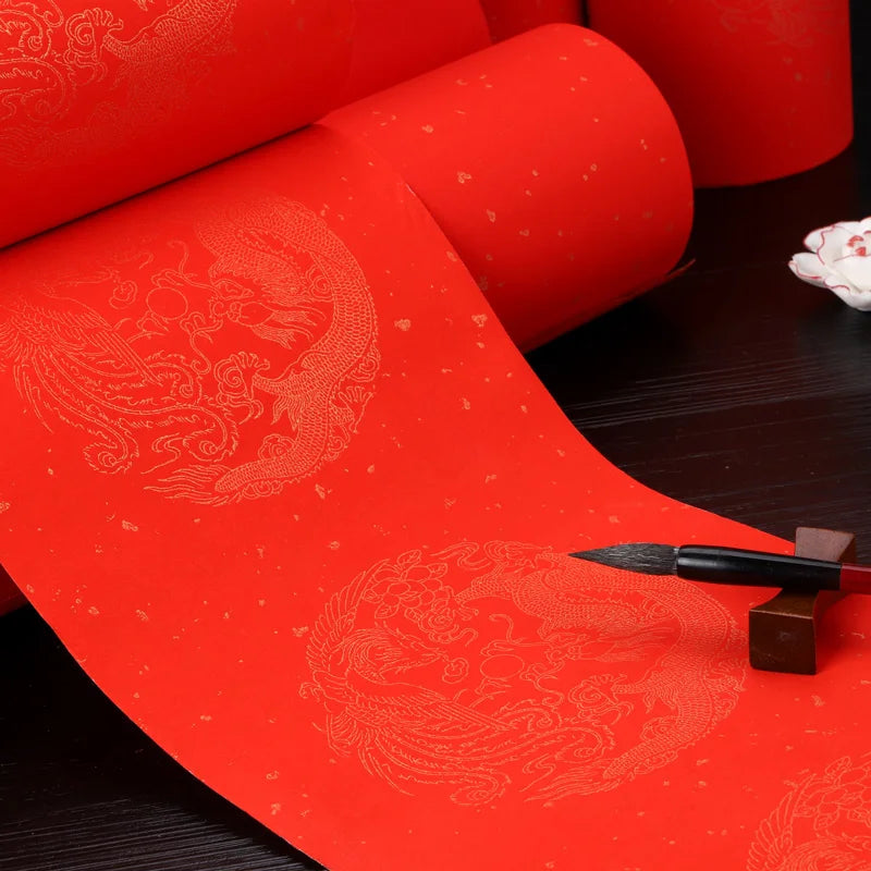 Red Rice Paper Decoupage Red Xuan Paper Chinese