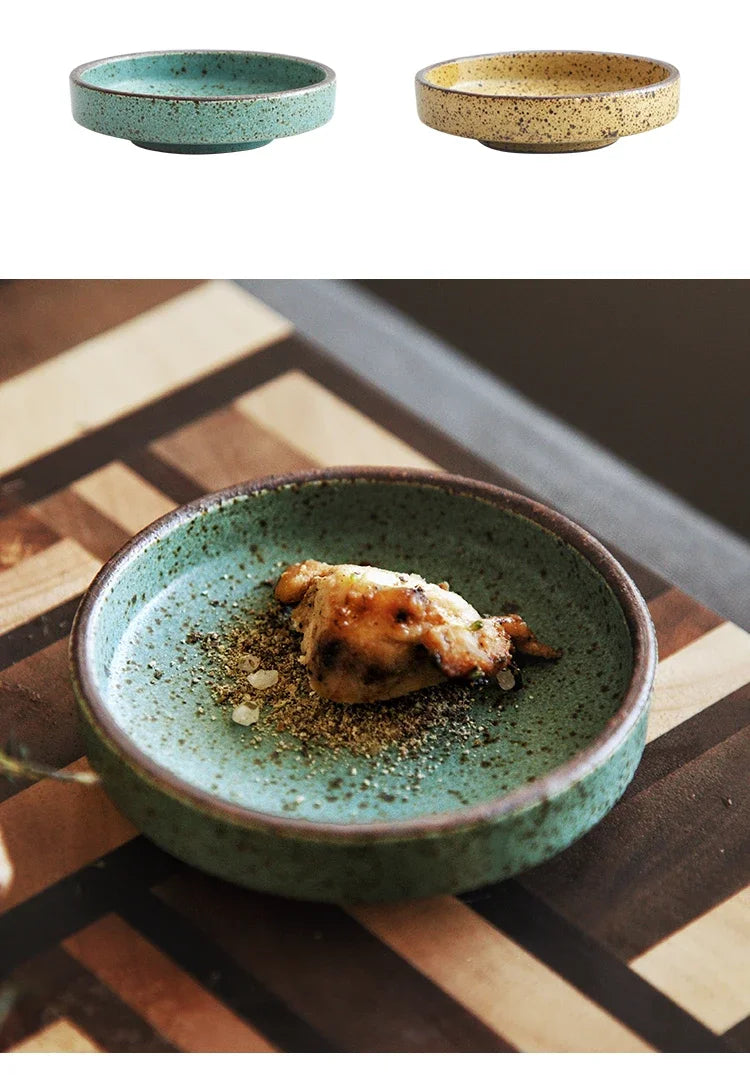 Ceramic Tableware Restaurant Clay Small Dish Rice Bowl