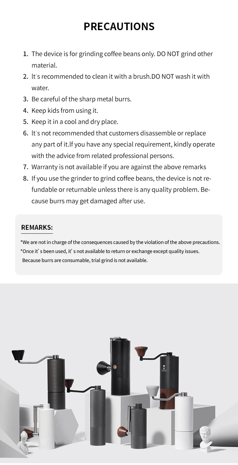 Timemore Store Chestnut C3s Pro Coffee Grinder Capacity